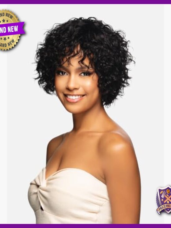 10-Inch Brazilian Remi Human Hair Wig with Pure Comfort Cap main image 4